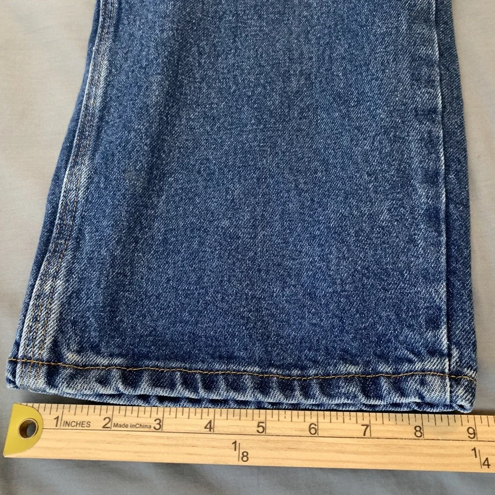Wrangler FR Riggs Jeans Mens 44x32 Blue Flame Resistant Workwear CAT2 2112 Denim